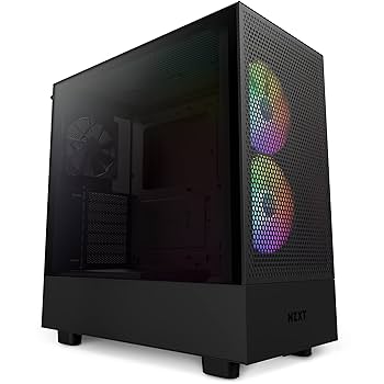 Amazon | NZXT H5 Flow RGB ミドルタワーケース [Black] CC